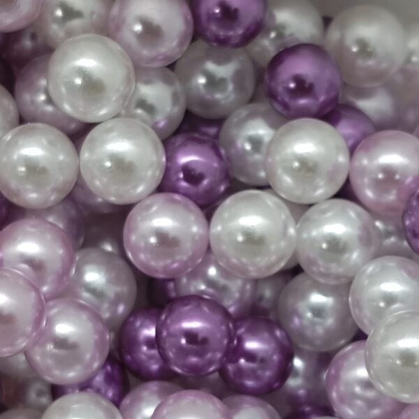 Llavero de perlas encapsuladas en resina - Imagen 4