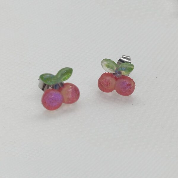 Pendientes Cereza Mini – Toque frutal y dulce para tu look