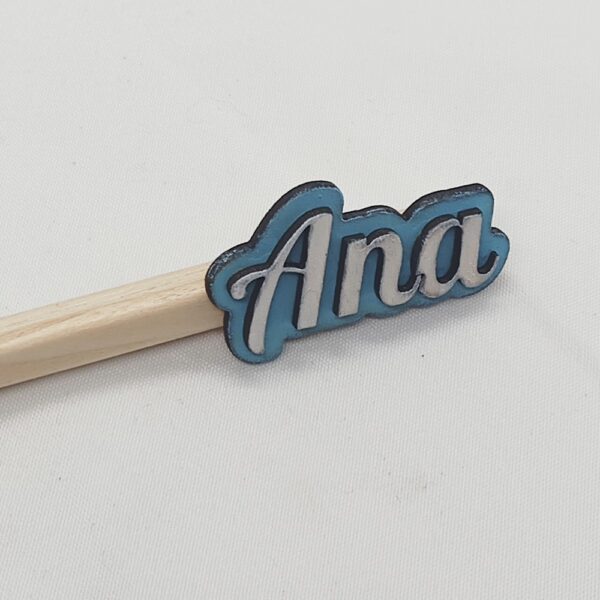 Lápiz de Madera Personalizado con Nombre y Frase Grabada - Imagen 3