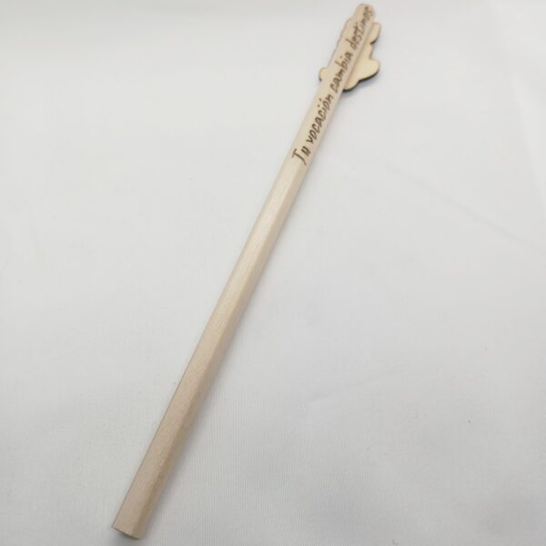 Lápiz de Madera Personalizado con Nombre y Frase Grabada