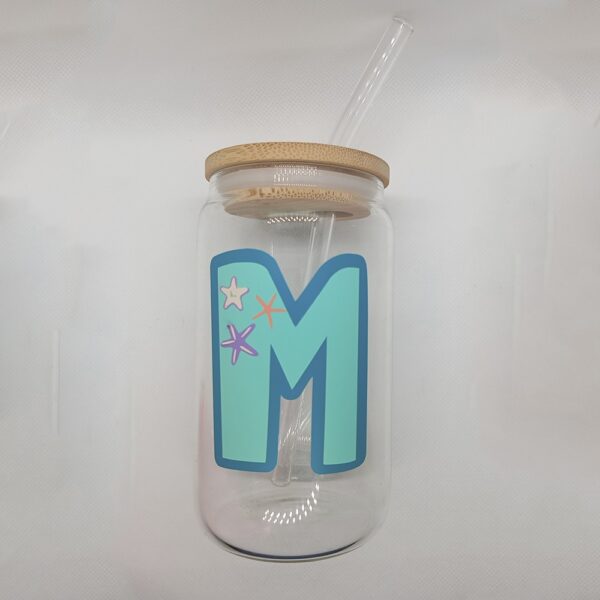 Vaso de cristal personalizado