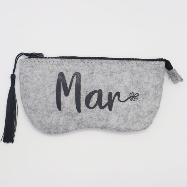 Funda de fieltro personalizada para gafas