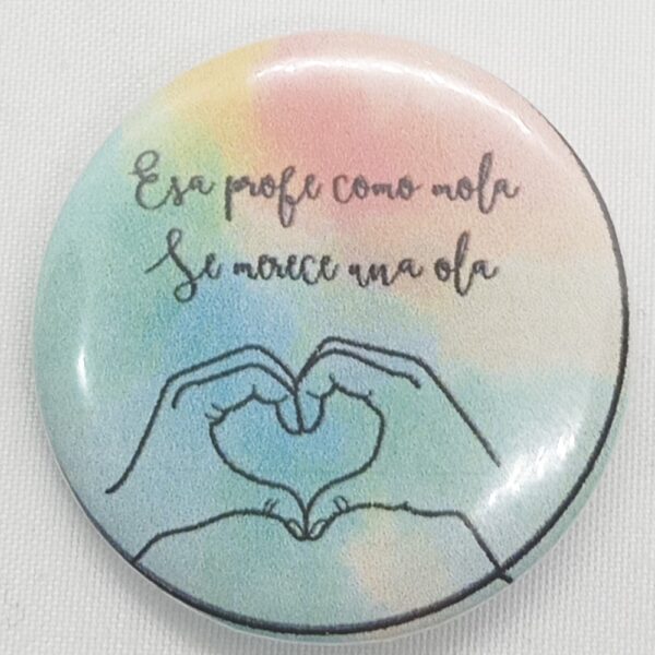 Chapas Personalizadas para Profes – Frases y Diseños Únicos - Imagen 7