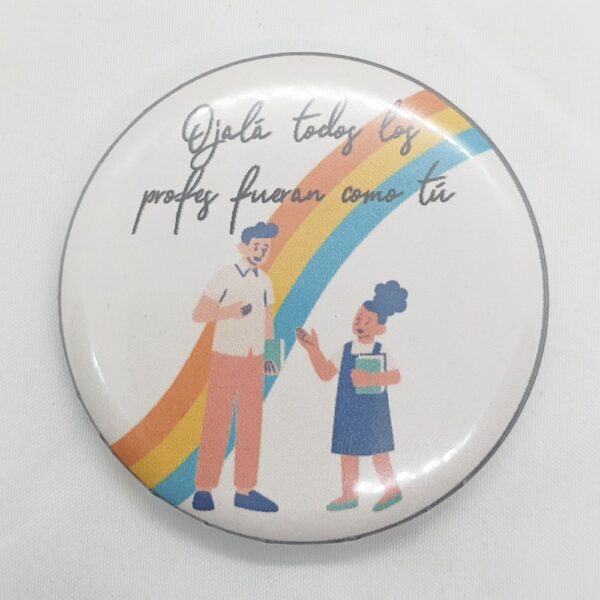 Chapas Personalizadas para Profes – Frases y Diseños Únicos - Imagen 5