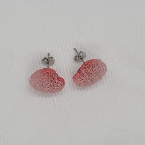Pendientes Corazón Dulce – Degradado con Cierre de Acero